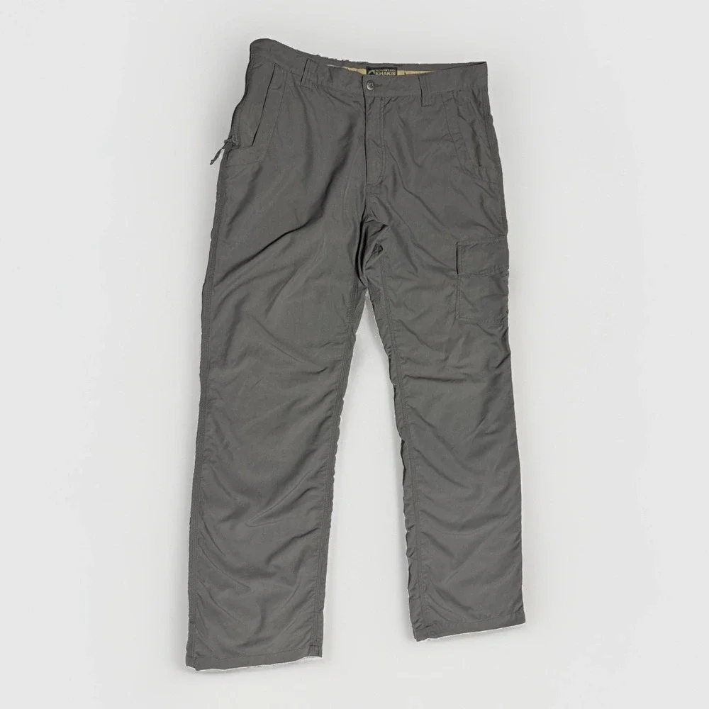Mountain Khakis Granite Creek Pants Men's 36x34 Gray Nylon Hiking